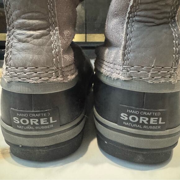 Sorel Women's Joan of Arctic Waterproof Grey Tall Winter Boots Size 9 - Picture 5 of 9